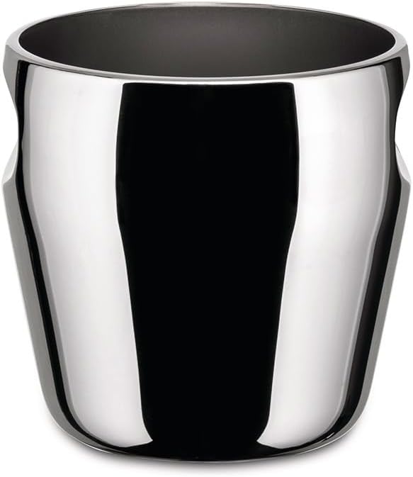 Alessi 4-3/4-Inch Ice Bucket, Mirror Polish Finish, Steel