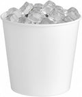 Disposable Paper Ice Bucket, 10 lb. Capacity, White, 150/Case, 8.5' Top Diameter