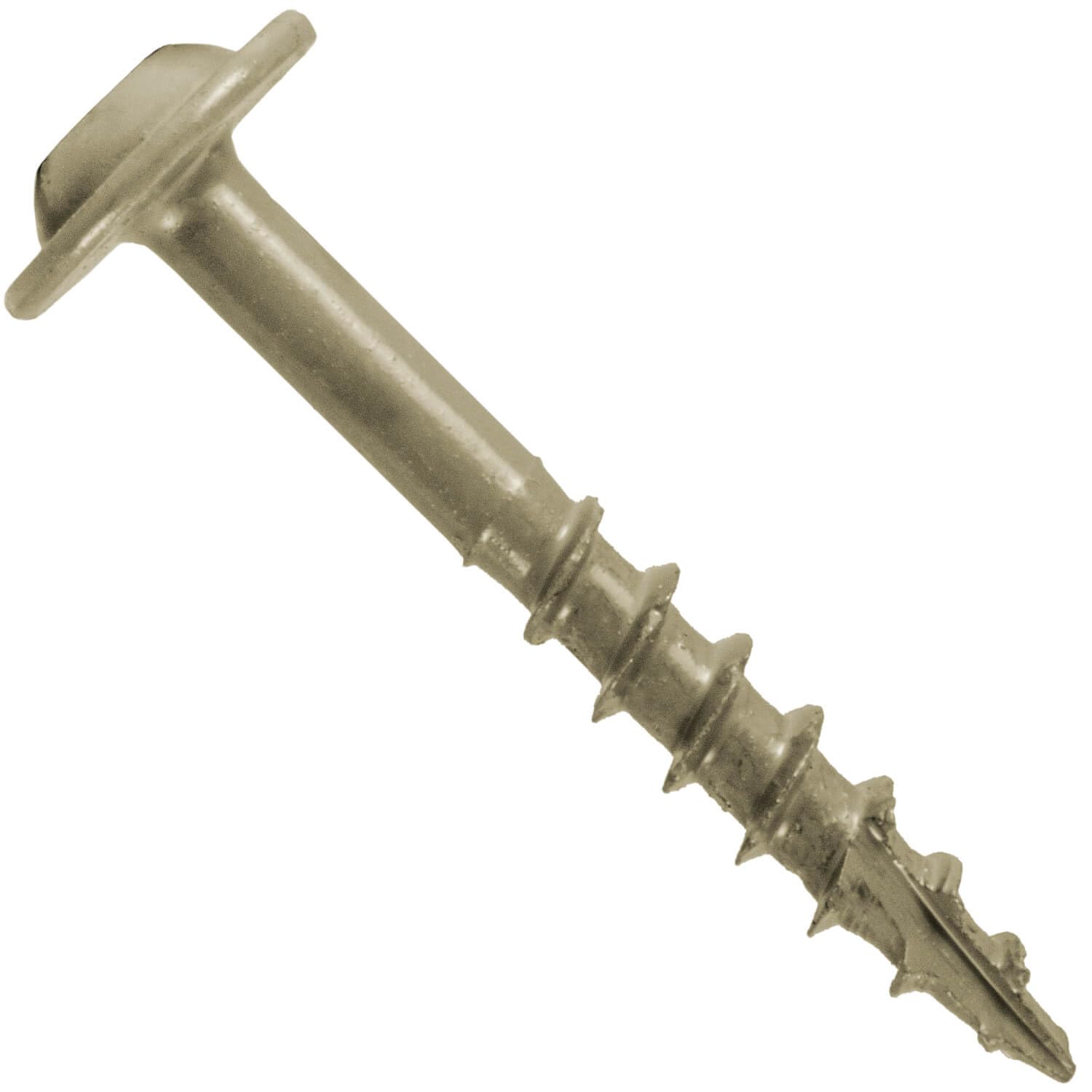 Round Washer Head 7 x 1-1/4' Sandstone - 5 Pounds ~1114 Screws
