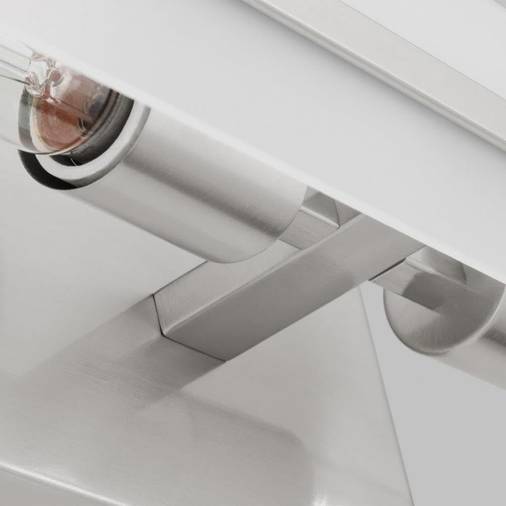 Generation Lighting 4454302-962 Dex Vanity, 2-Light 120 Total Watts, Brushed Nickel Silver