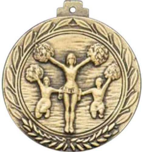 ACHEPP Cheer POM POM Medallion with Ribbon - Pack of 10