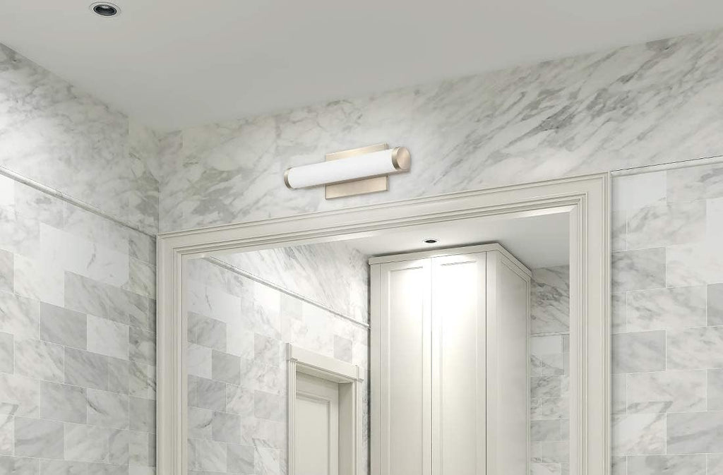 Lithonia Lighting FMVCCLS 12IN MVOLT 30K35K40K 90CRI BN M6 Vanity Fixture, 12-Inch, Brushed Nickel