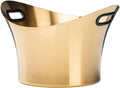 Ice Bucket Champagne Bucket Stainless Steel Ice Bucket Household Red Wine Champagne Ice Wine Bucket Bar Reception KTV Special Ice Wine Bucket Ice Bucket Beverage Tub (Color : 1)