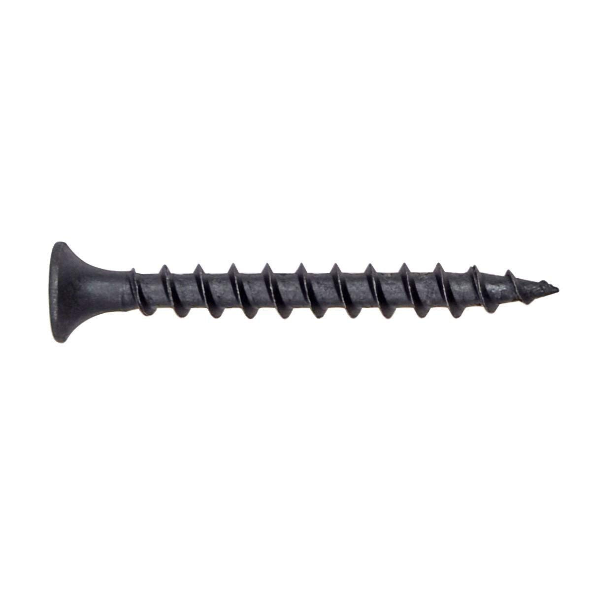 meite #8 Coarse Thread Drywall Screws 3-Inch Leg Length with Bugle Head Phillips Drive Drywall Screw Nails, 2000 Per Case
