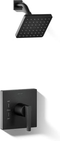 KOHLER TS99764-4-BL Honesty Rite-Temp shower trim with 2.5 gpm showerhead and lever handle, Matte Black