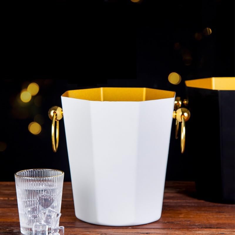 Beer Bottle Bucket Ice Bucket for Party, Stainless Steel Ice Bucket, Wine Cooling Bucket, Beer Champagne Cocktail Ice Bucket Ice Bucket for Cocktail Bar(B)