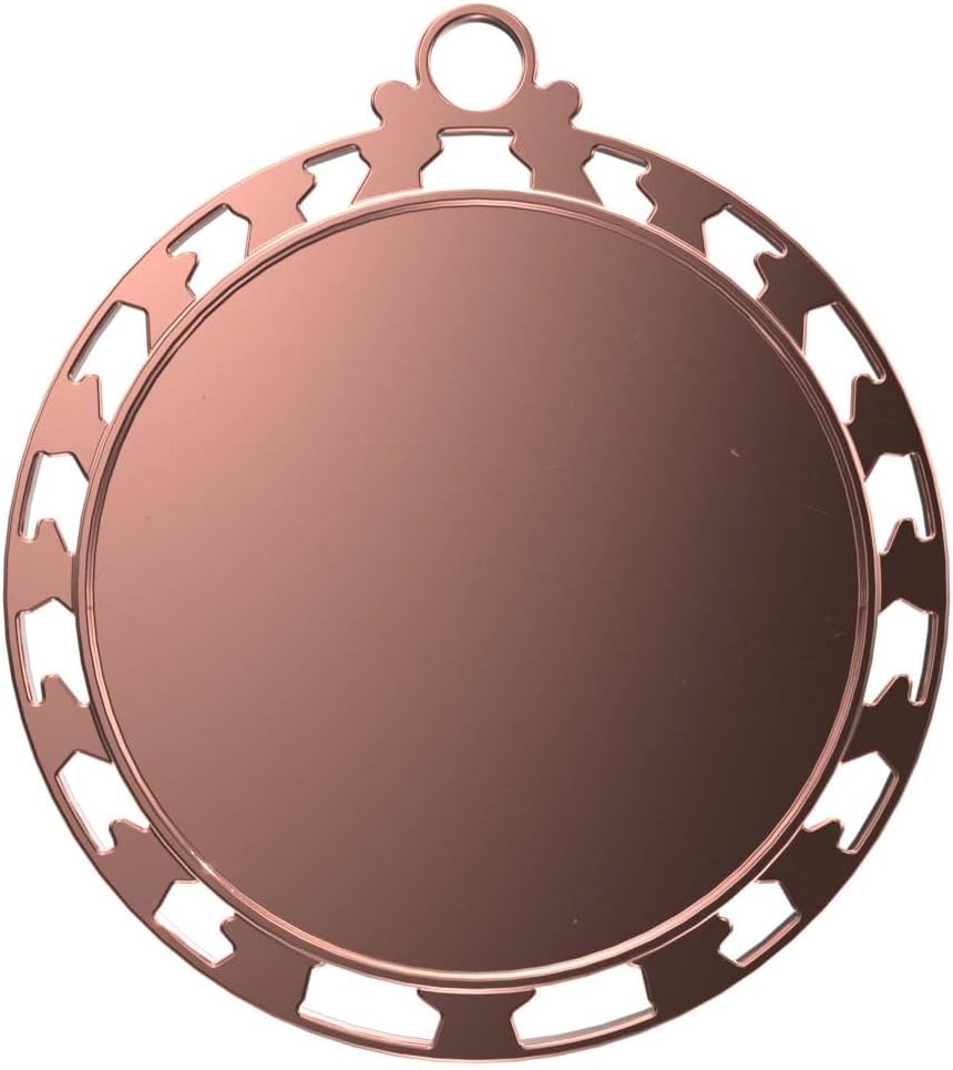 Express Medals Various Styles (Packs of 12 to 500) of Full Color Custom Logo Design Gold Silver Bronze Medals Trophy Award with Choice of Neck Ribbon Medal Trophies Gift Prize Tournament Awards