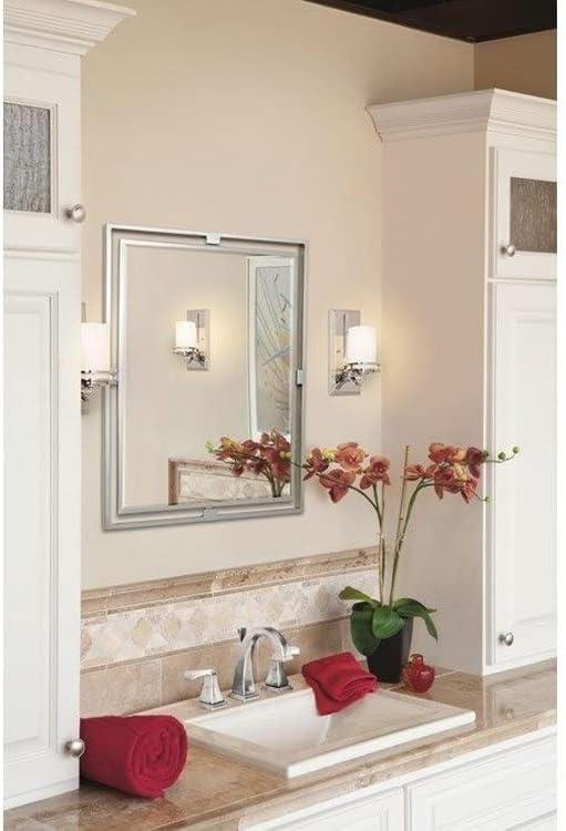 Kichler Hendrik 12' Wall Sconce in Brushed Nickel, 1-Light Modern Wall Mount Light with Satin Etched Cased Opal Glass, (12' H x 5.25' W), 5076NI, 24.75 in