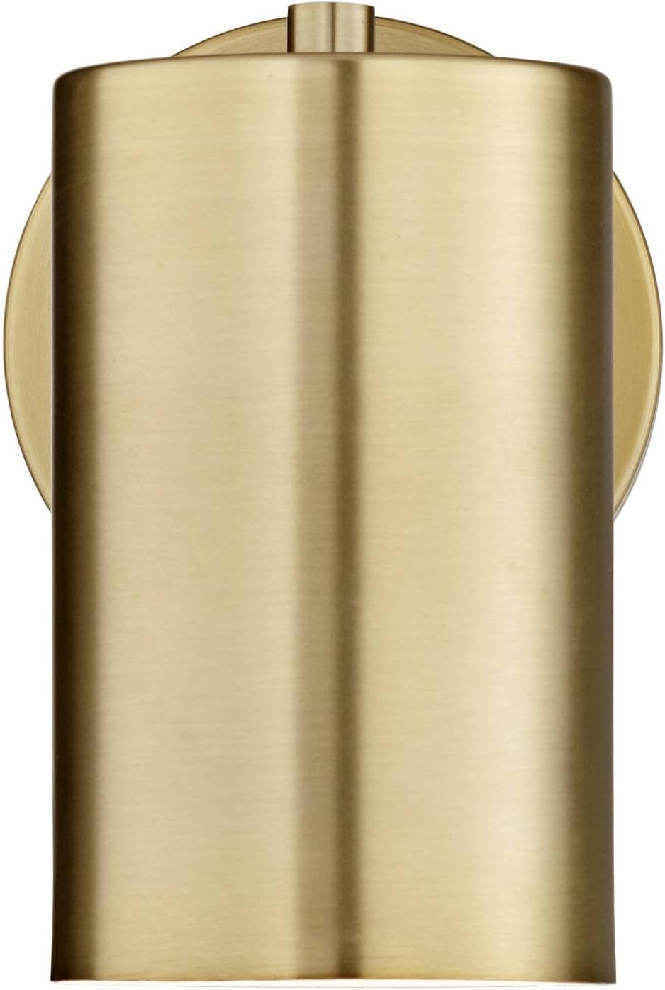 360 Lighting Carla Modern Wall Lamps Set of 2 Polished Brass Plug-in 5' Fixture Adjustable Cylinder Metal Shade for Bedroom Bedside House Reading Living Room Home Hallway Dining Decor