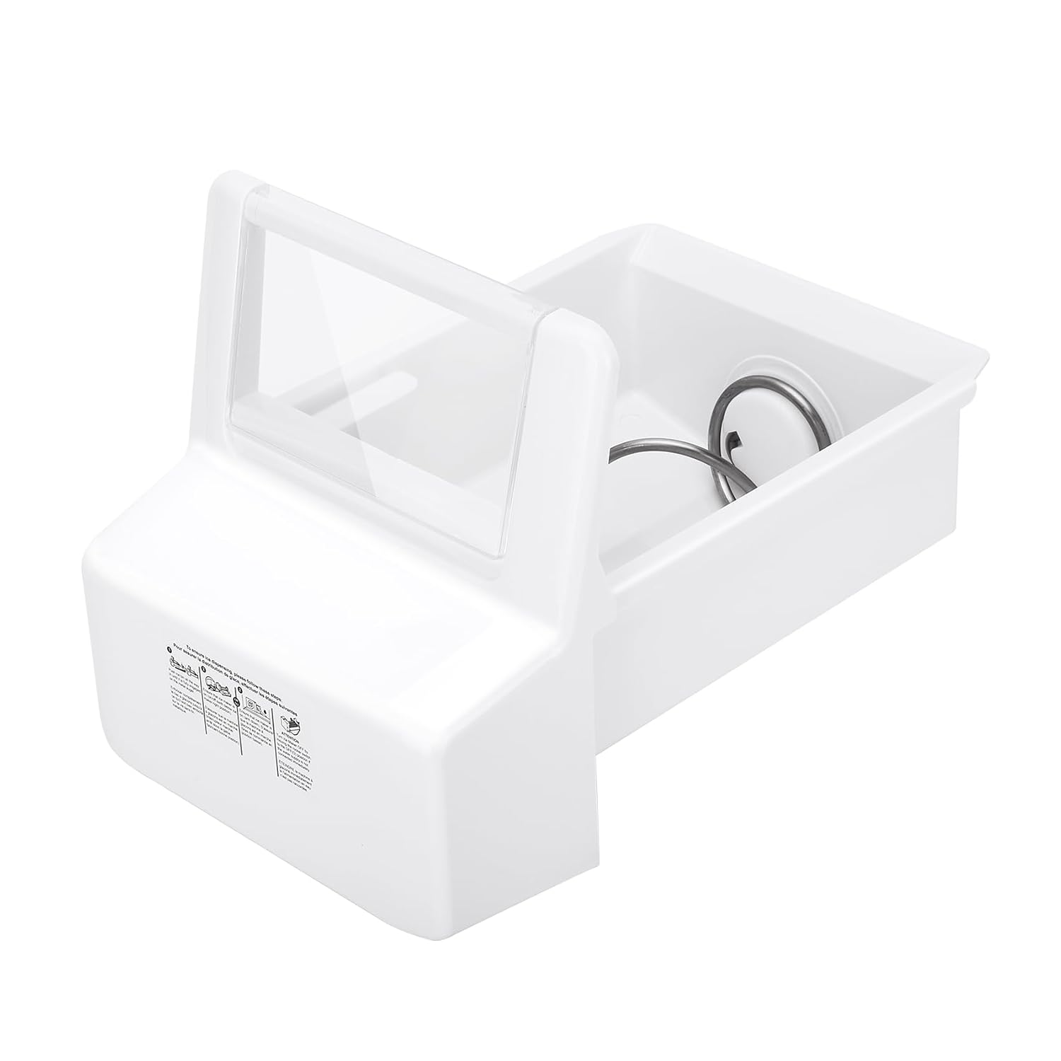 Upgraded WPW10558423 Ice Container (Ice Bin) Compatible with Whirlpool, Kenmore, Maytag, Amana, and IKEA refrigerators