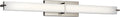 Kichler 37.5' LED Linear Bath Vanity Light Fixture with White Acrylic Diffuser in Brushed Nickel for Bathroom Lighting over Mirror (37.5' x 4.75' x 4.5'), 11147NILED