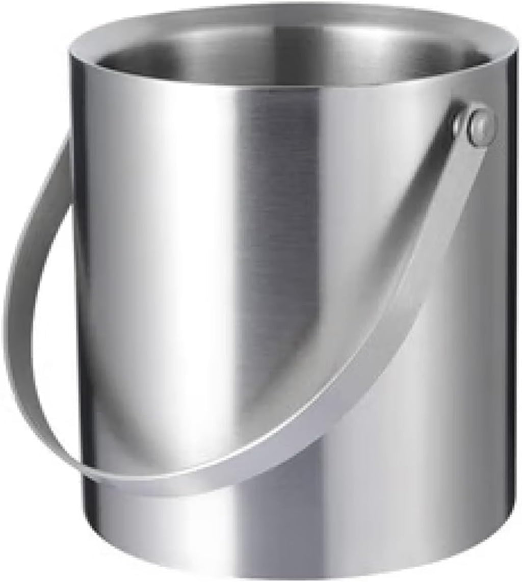 Ice Buckets 3L Ice Buckets for Parties, Stainless Steel Material Champagne Bucket Keeps Ice Frozen Longer, for Christmas Party, Backyard Barbecues, Outdoor Bar Use Ice Bucket Kits