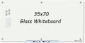 Magnetic Glass Whiteboard 6' x 3', Large Glass Dry Erase Board 70 x 35 Inches for Wall, Large White Board Frameless for Office Home & School