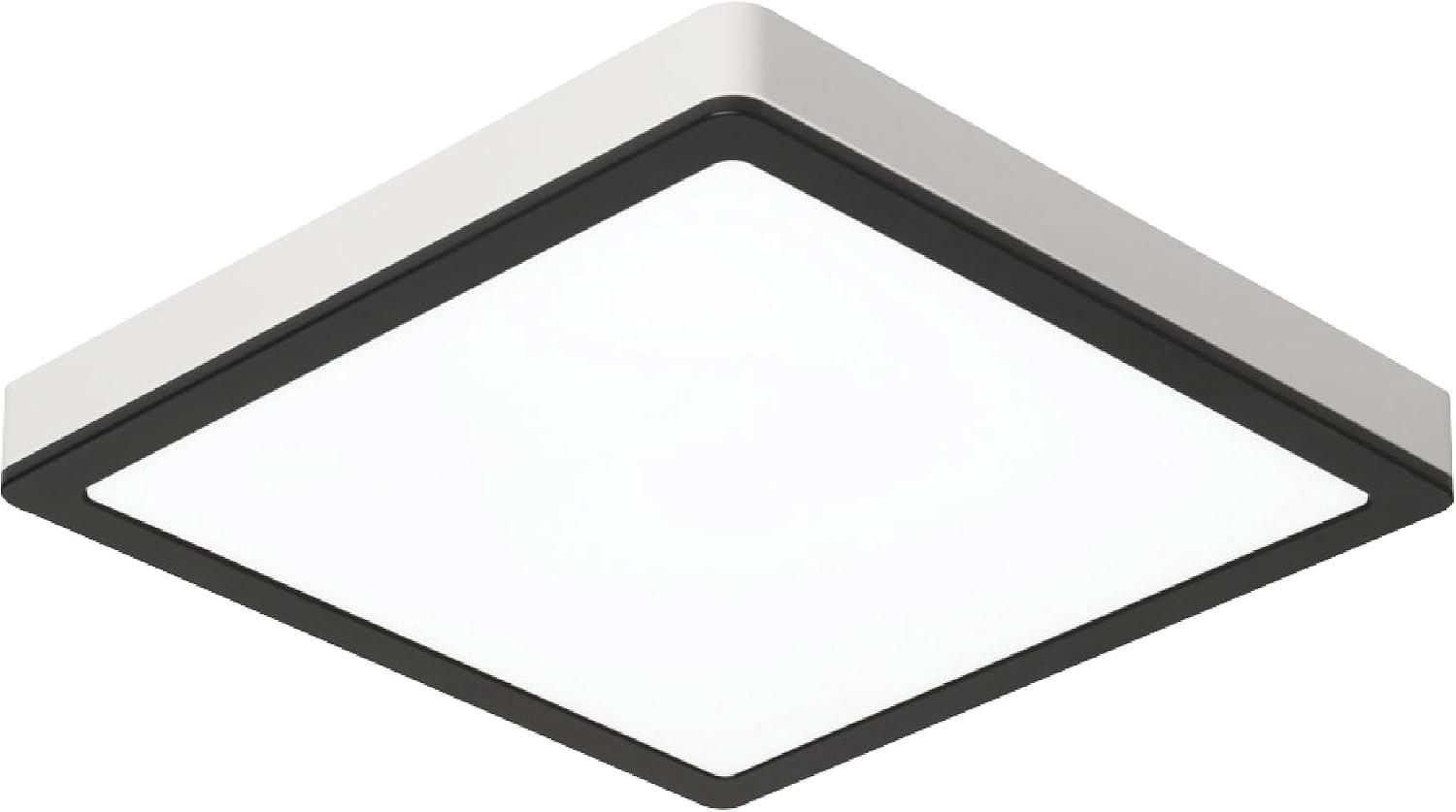Homewerks 7105-10-MB Bathroom Fan with Light 70-CFM 1.0 Sone Square Ventilation Fan with Dimmable LED Light and Magnetic Trim Ring, Matte Black