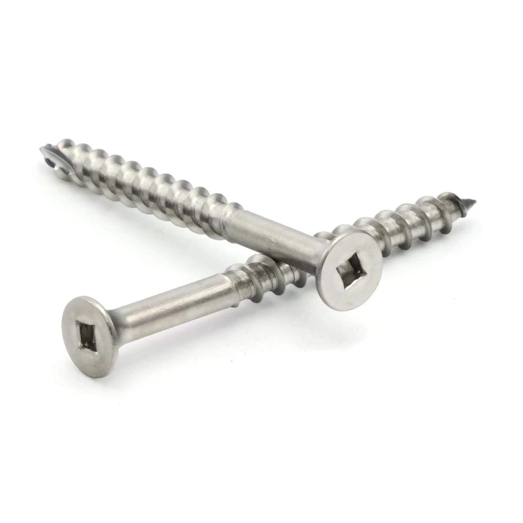 Square Drive Deck Screws 305 Stainless Steel Bugle Head Type 17 Point - #10 x 4 Qty 5000