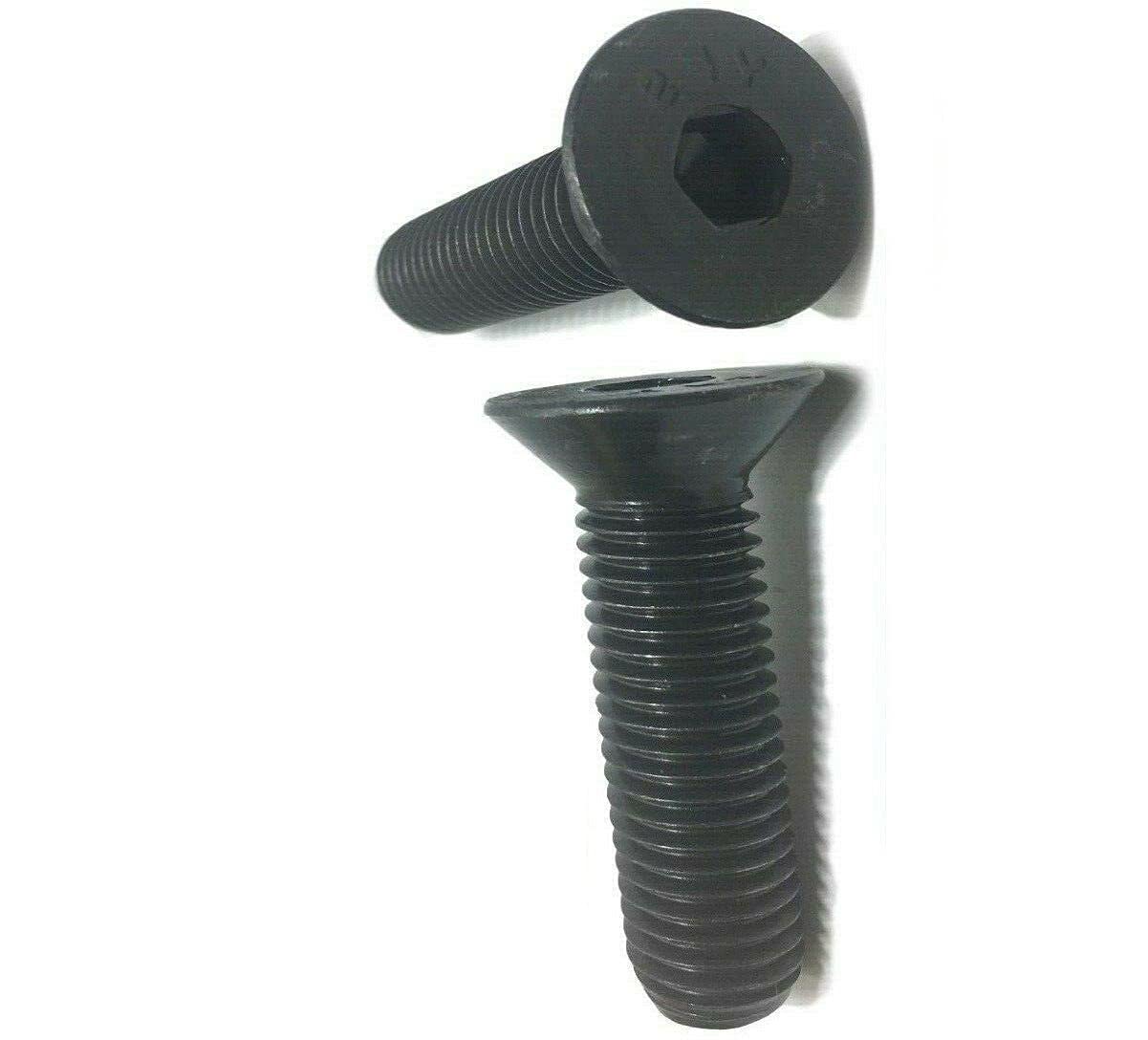 Pr-Mch Package of 200, 1/2-13 x 2 1/2' Flat Head Cap Screw Black Oxide Thread Socket Set Kit #DR-D7861D