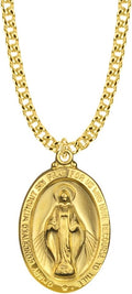 True Faith Jewelry Medal Oval 1-1/8 Inch