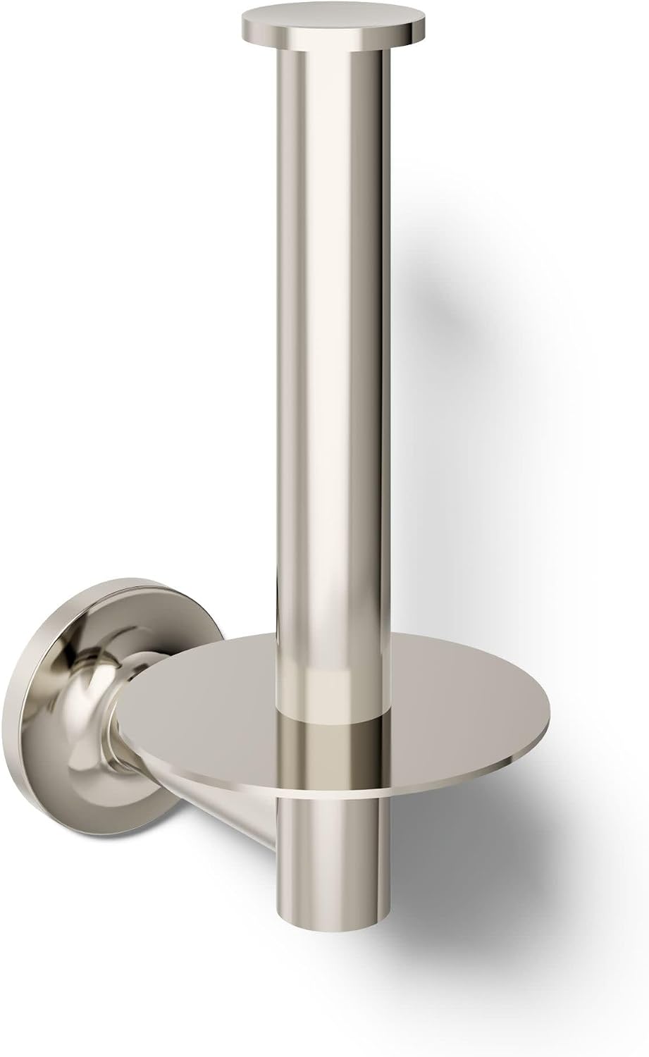 KOHLER K-14444-SN Purist Toilet Tissue Holder, Vibrant Polished Nickel