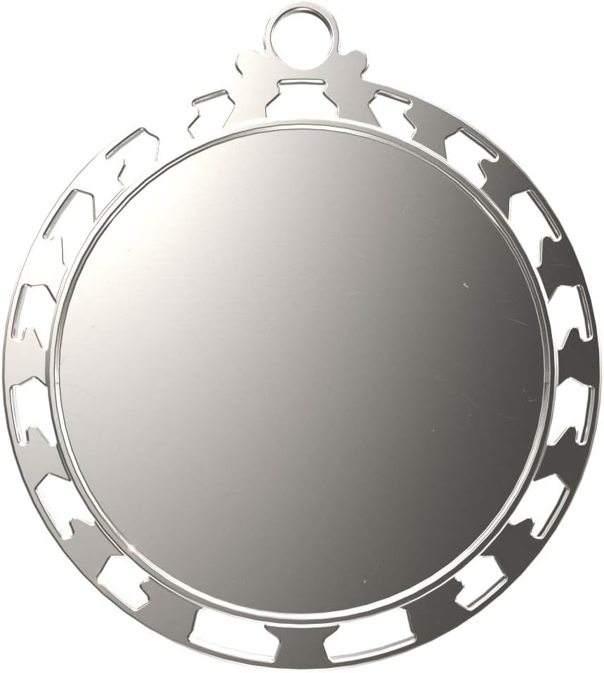 Express Medals Various Styles (Packs of 12 to 500) of Full Color Custom Logo Design Gold Silver Bronze Medals Trophy Award with Choice of Neck Ribbon Medal Trophies Gift Prize Tournament Awards