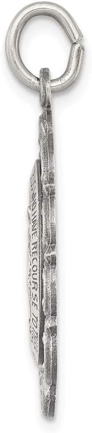 Sterling Silver Antiqued Miraculous Medal