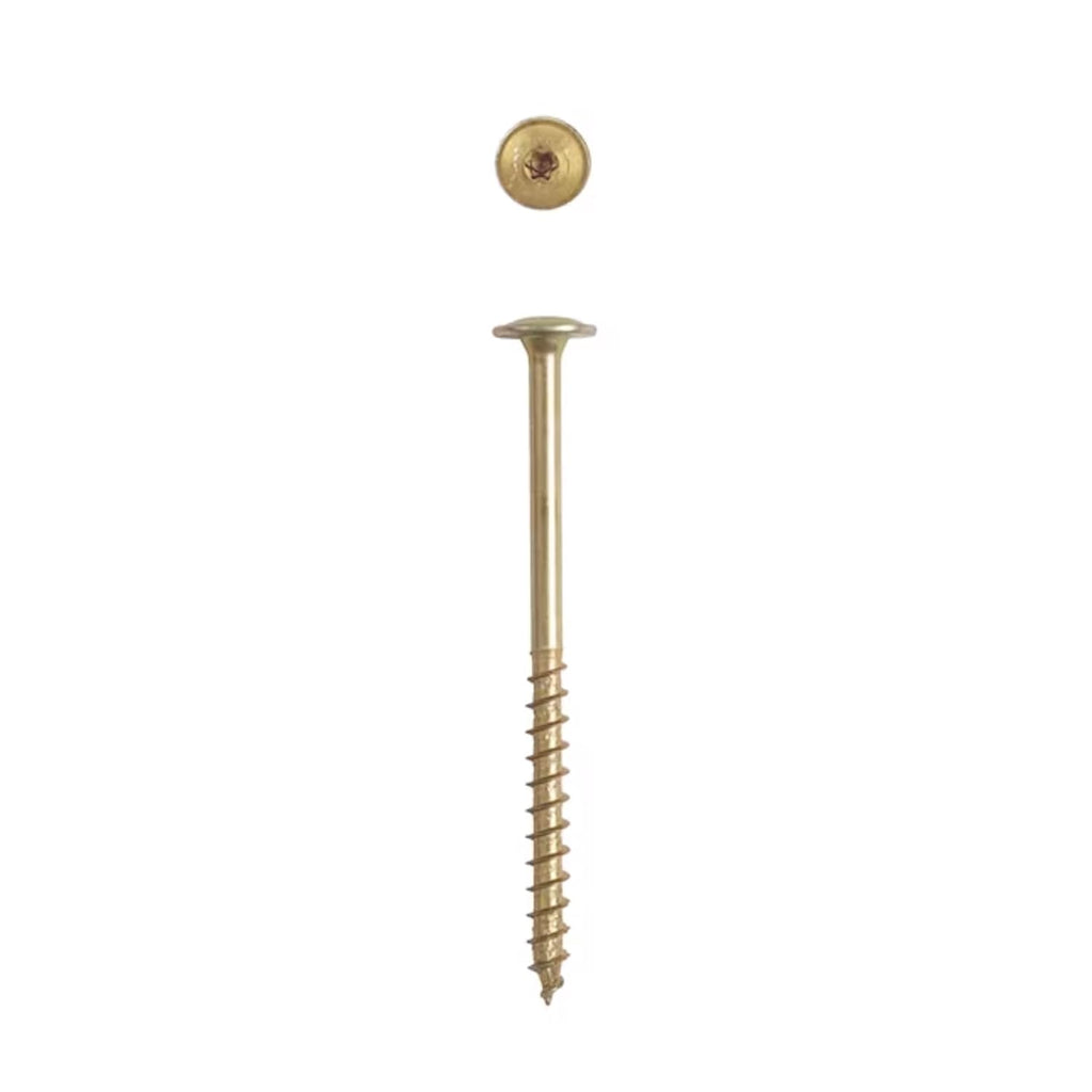 SPAX #10 x 3 Interior Wafer Head Cabinet Wood Screws Multi-Material Torx T-Star Plus (1000 EA) Bulk Pail Includes 2 Bits Washer Head Low Profile