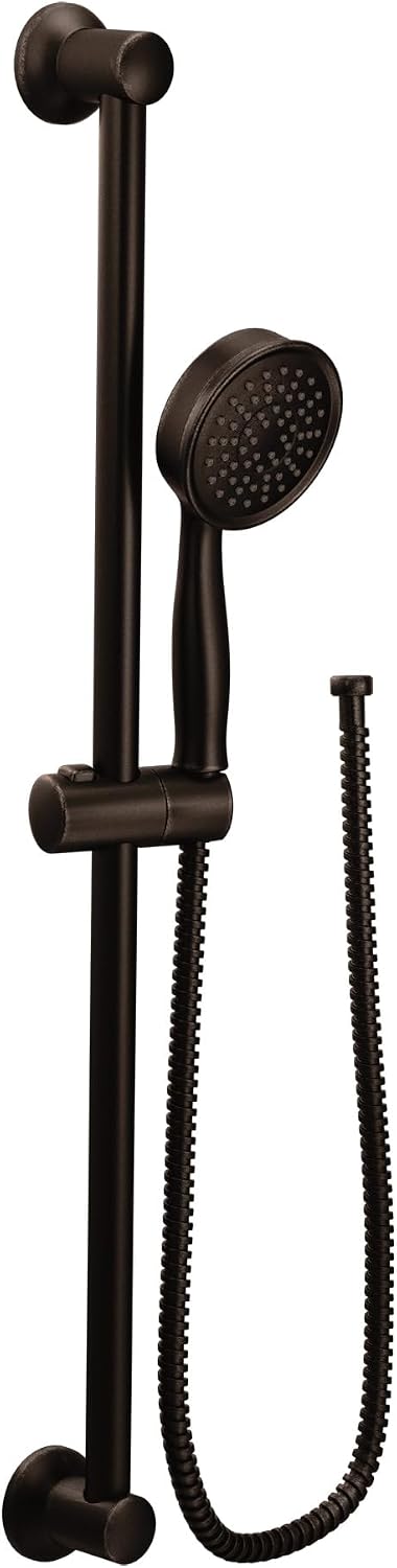 Moen Eco-Performance Oil-Rubbed Bronze Detachable Handheld Showerhead with 69-Inch-Long Hose Featuring 24-Inch Slide Bar, 3668EPORB