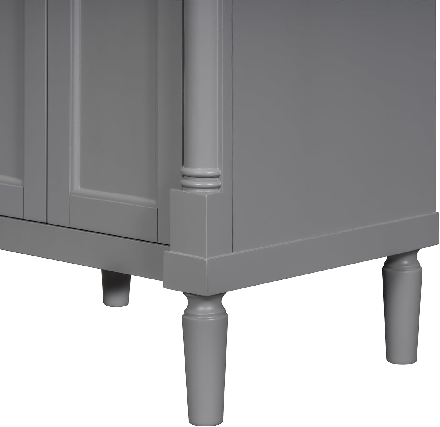 Virubi 24 Inch Bathroom Vanity with Single Sink Combo Set, Modern Bathroom Storage Cabinet with Double Soft Closing Doors, Solid Wood Frame Bathroom Vanities.