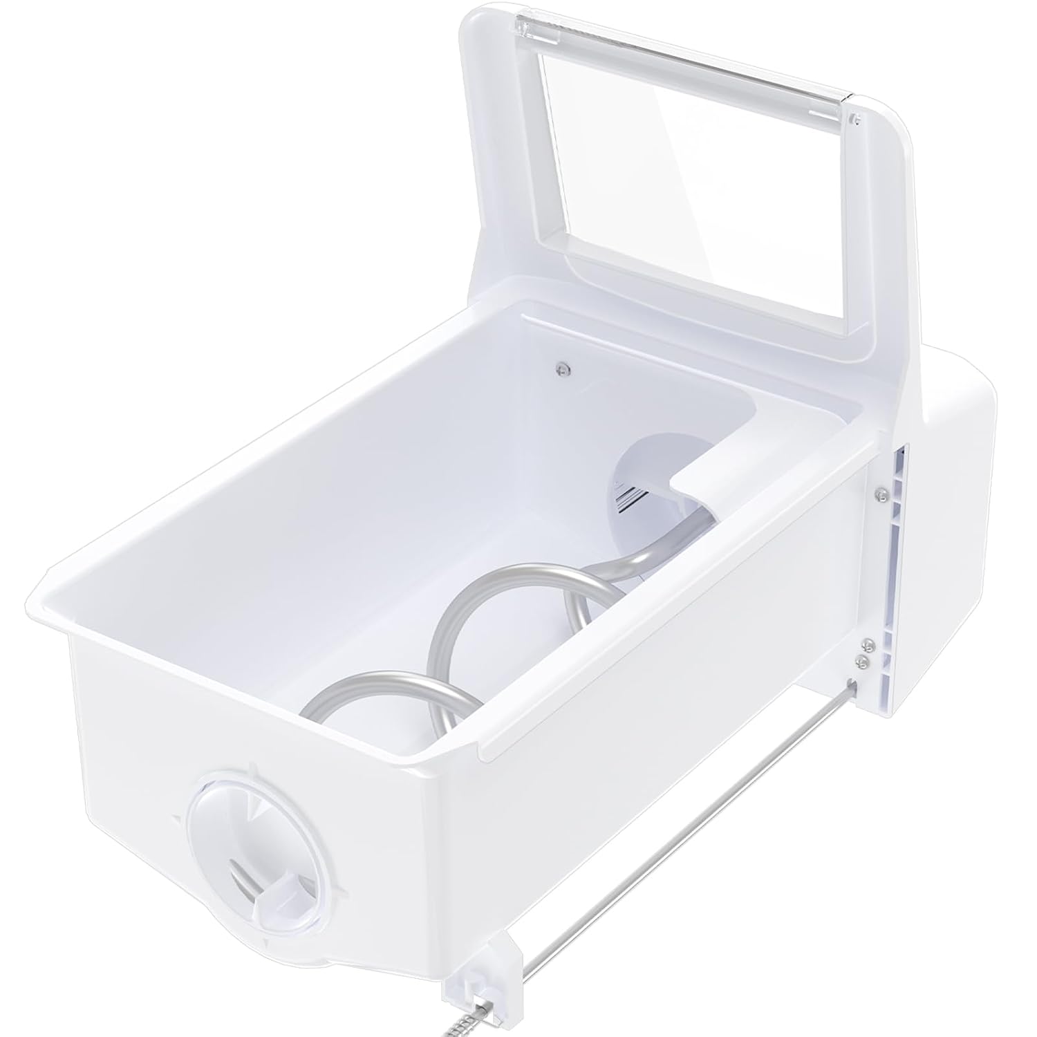 Upgraded WPW10558424 W10558424 Refrigerator Ice Bucket Replacement Compatible with Whirlpool Ice Maker Ice Tray WRS321SDHZ08, WRS321SDHZ05, WRS321SDHZ01, WRS322FDAM04 Parts for Whirlpool Ice Bin Tray