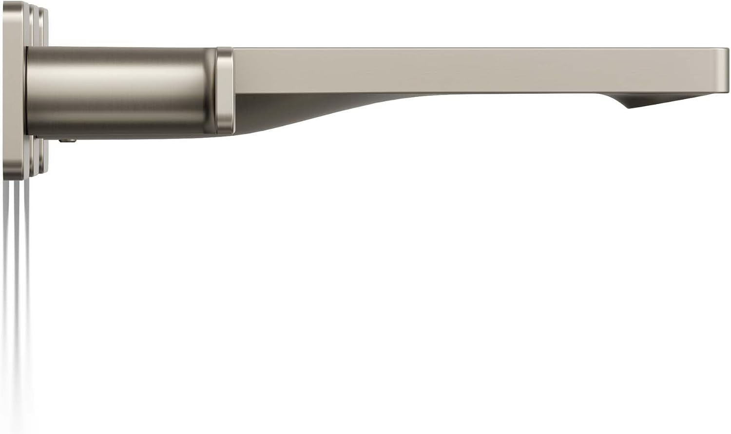 Kohler T23491-4-BN Parallel Two-Handle Wall Mount Bath Faucet Trim with Lever Handles, Vibrant Brushed Nickel
