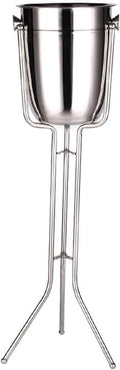 5L American Style Ice Bucket with Stand,Ice Bucket for Parties,Stainless Steel Large Capacity Ice Bucket,for Home,Bars,Ktvs,Clubs,and More