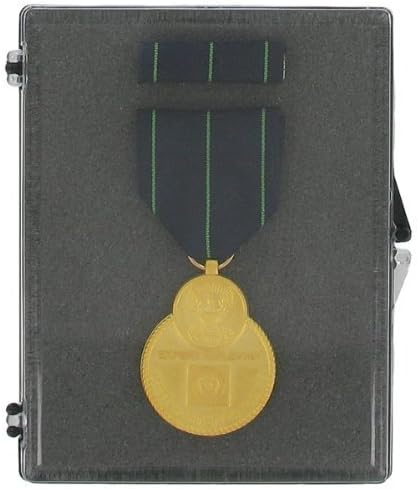 SHOP AWARDS AND GIFTS Large Plastic Hinged Medal Box, Size 3-1/2 x 4-5/8 x 1/2 Inch - Pack of 100