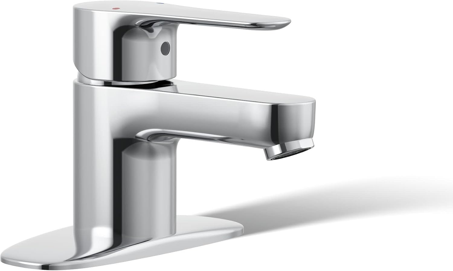 KOHLER 16027-4-CP July Single Handle Faucet for Bathroom Sink, Single-Hole Simple Installation, Polished Chrome