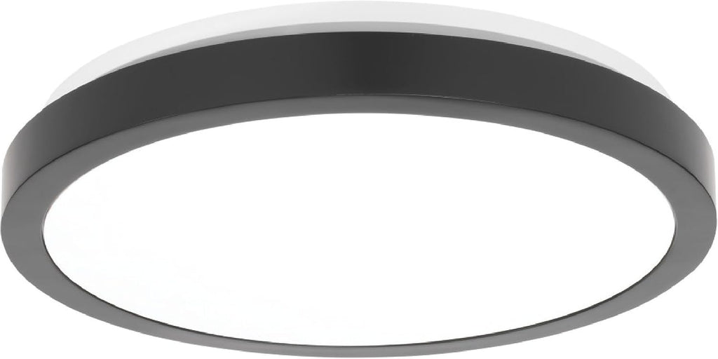 Homewerks 7105-09-MB Bathroom Fan with Light 90-CFM 1.5 Sones Round Ventilation Fan with Dimmable LED Light and Magnetic Trim Ring, Matte Black