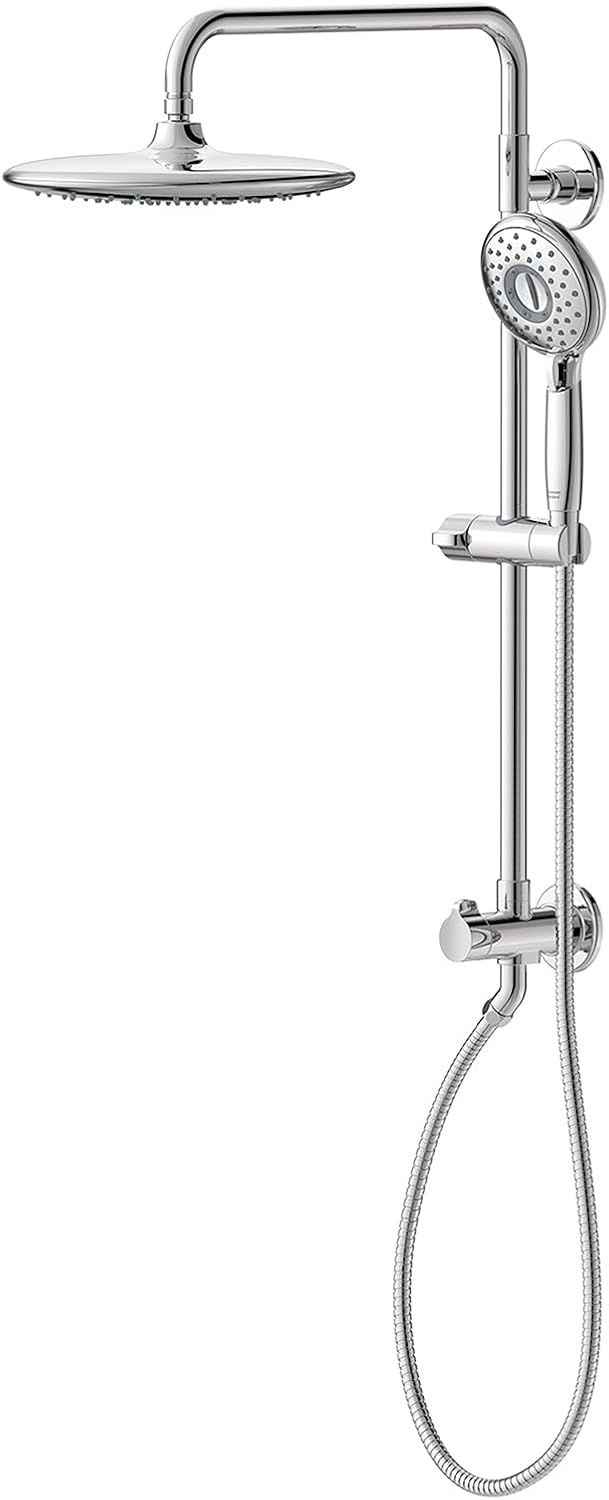 American Standard 1029070000 Spectra Versa 24-Inch 4-Function Retrofit Shower System with Rain Shower Head with Handheld Sprayer, 1.8 GPM, Polished Chrome