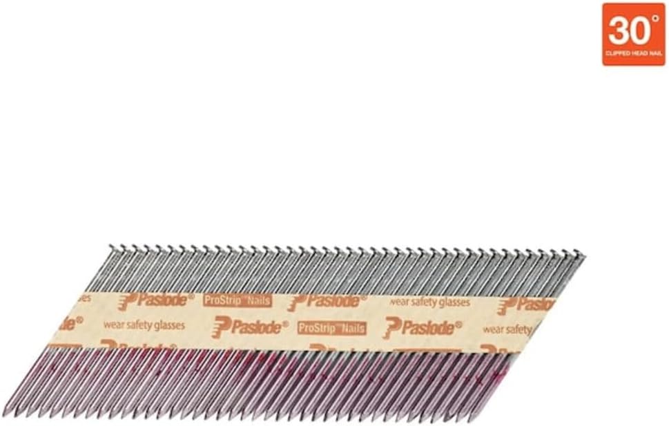 Collated Framing Nail, 2-3/8 in L, Not Applicable, Brite, Offset Round Head, 30 Degrees, 5000 PK - 1 Each