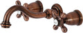 Kingston Brass KS312AXAC Vintage 2-Handle Wall Mount Bathroom Faucet, Antique Copper