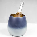 Ice Bucket Champagne Bucket Ice Bucket Fashion Gradient Champagne Bucket Stainless Steel Ice Bucket Creative Eggshell Ice Bucket for Home Bar Ice Bucket Beverage Tub (Color : B)