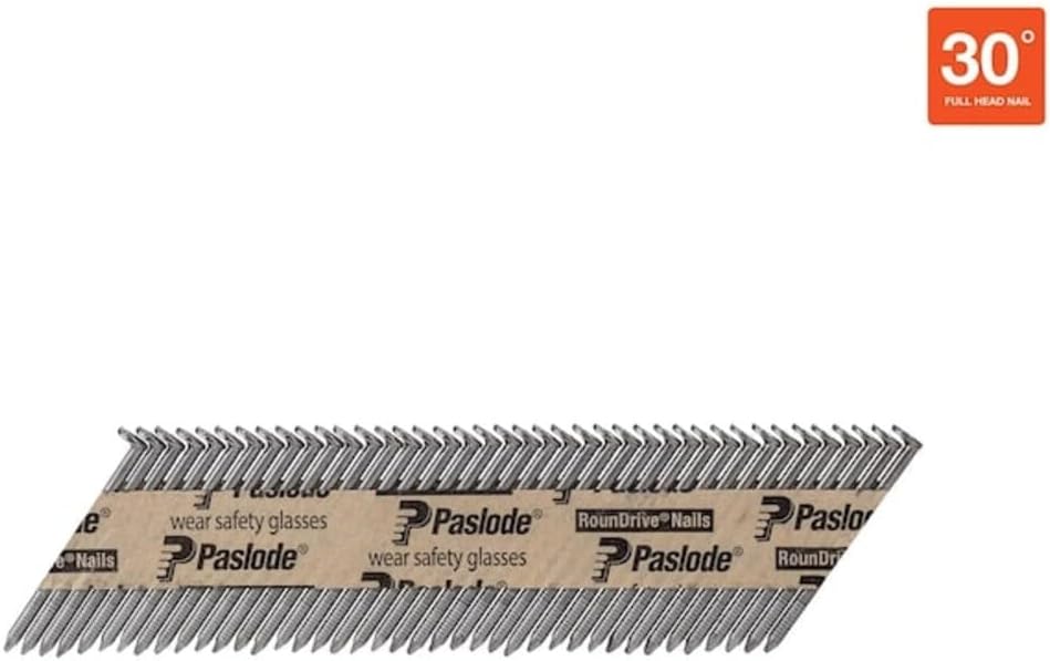 Collated Framing Nail, 2-3/8 in L, Not Applicable, Brite, Offset Round Head, 30 Degrees, 5000 PK - 1 Each