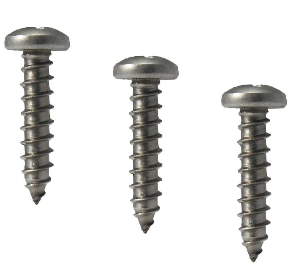 Pan Head Sheet Metal Screws 316 Stainless Steel Marine Grade #14X1' 250 Pcs self Tapping Screws Metal B2B