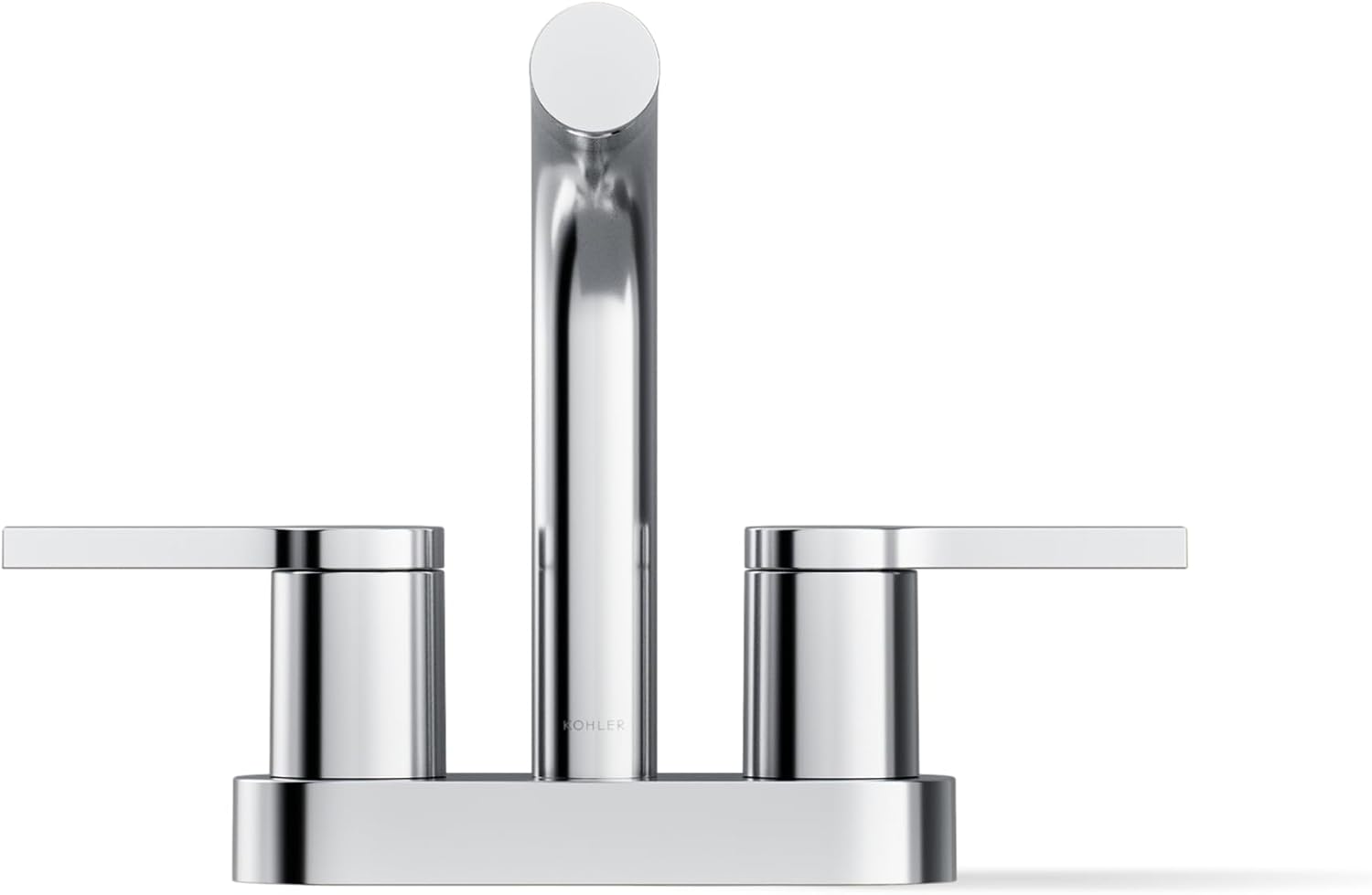 KOHLER K-33591-4-CP Elate® Centerset Bathroom Sink Faucet, Bathroom Faucets, 1.2 GPM, Polished Chrome