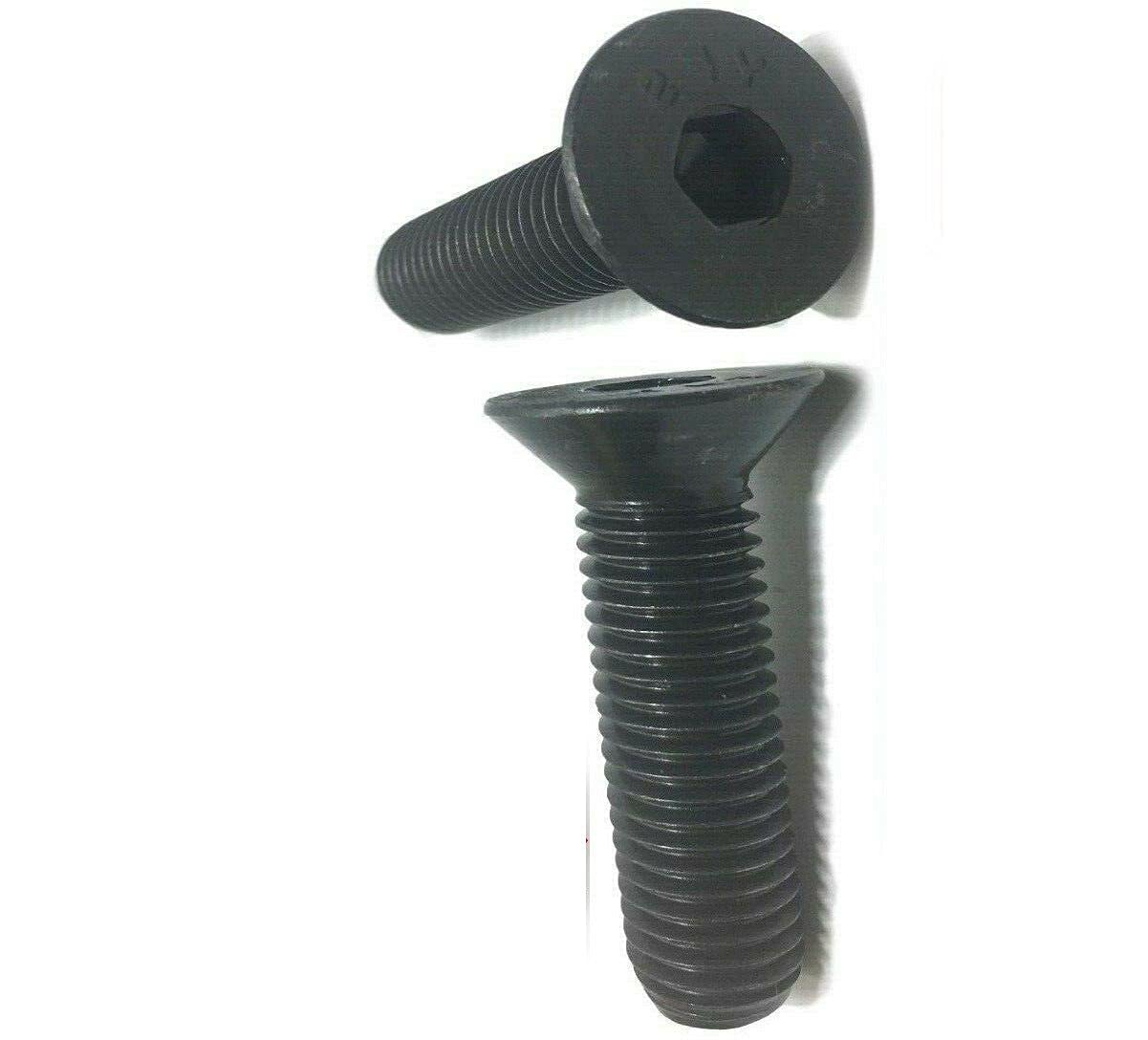 Pr-Mch Package of 250, 1/4-20 x 3' Flat Head Cap Screw Black Oxide Thread Socket Set Kit #DR-D6751D