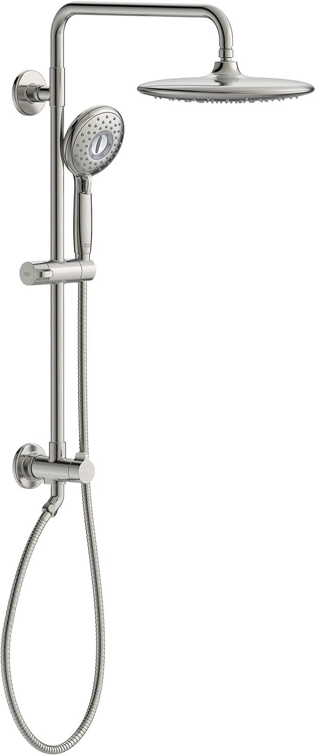 American Standard 1029072950 Spectra Versa 24-Inch 4-Function Retrofit Shower System with Rain Shower Head with Handheld Sprayer, 1.8 GPM, Brushed Nickel
