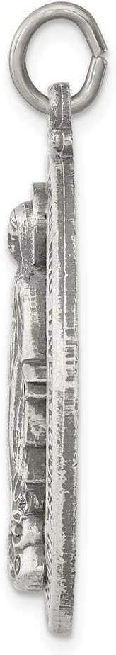Sterling Silver Antiqued Miraculous Medal