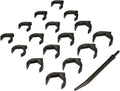 LTI TOOLS SAE Shockit Crows Foot Socket Wrench Set, Heavy Duty Industrial Hydraulic Fitting, 16 Piece (LT1900XL)