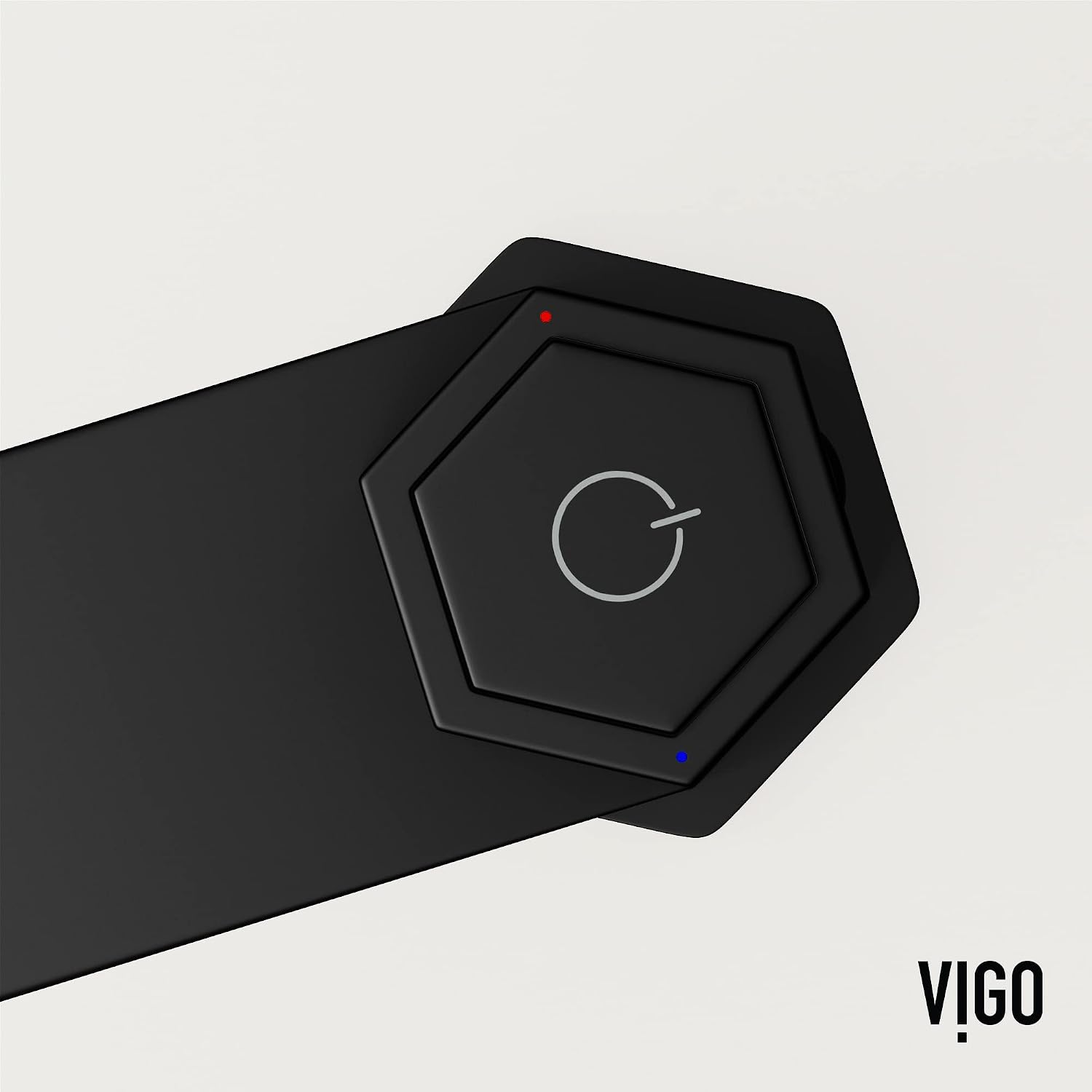 VIGO Nova Single-Handle Single-Hole Mount Vessel Bathroom Sink Faucet, 10-Inch, Matte Black, Modern Design, Solid Brass, 1.2 GPM WaterSense & Ceramic Disc Valve, Corrosion-Resistant