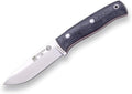 Joker Bushcraft Sports Knife Lynx 111, Blade 4.13 inches of Böhler N695, Available in different case and handle options, Tool for Fishing, Hunting, Camping and Hiking (Micarta Canvas, Kydex Sheath + FireStarter)