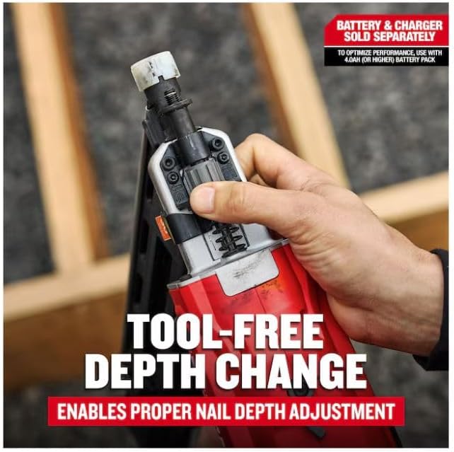CRAFTSMEN V20 Brushless RP 3-1/4-in 30 -Degree Cordless Roundhead Framing Nailer (Battery Not Included and Charger Not Included)