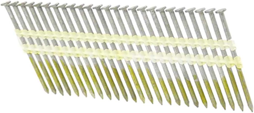 3' x .131 Smooth A153-D HDG Strip Nails 21-DEG Plastic 4,000ct