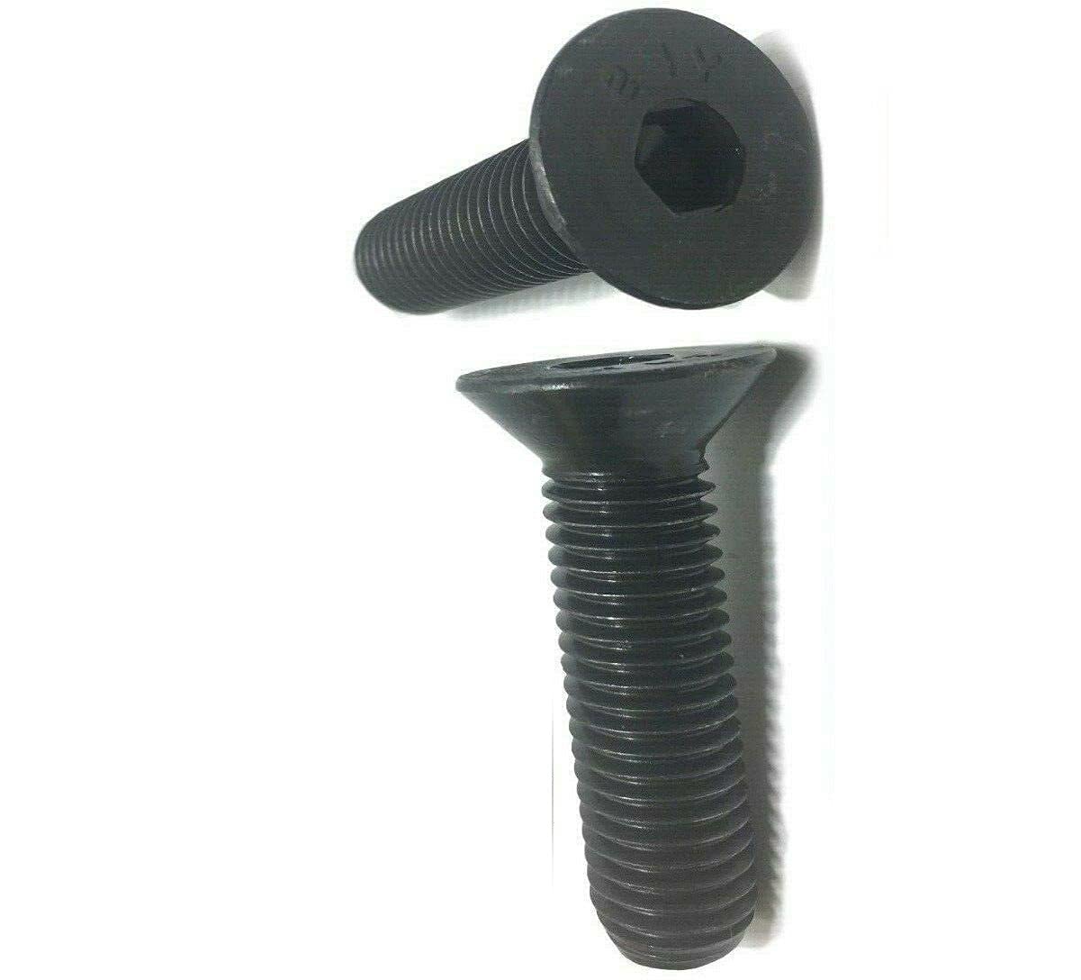 Pr-Mch Package of 1000, 1/4-20 x 2 1/2' Flat Head Cap Screw Black Oxide Thread Socket Set Kit #DR-D8748D