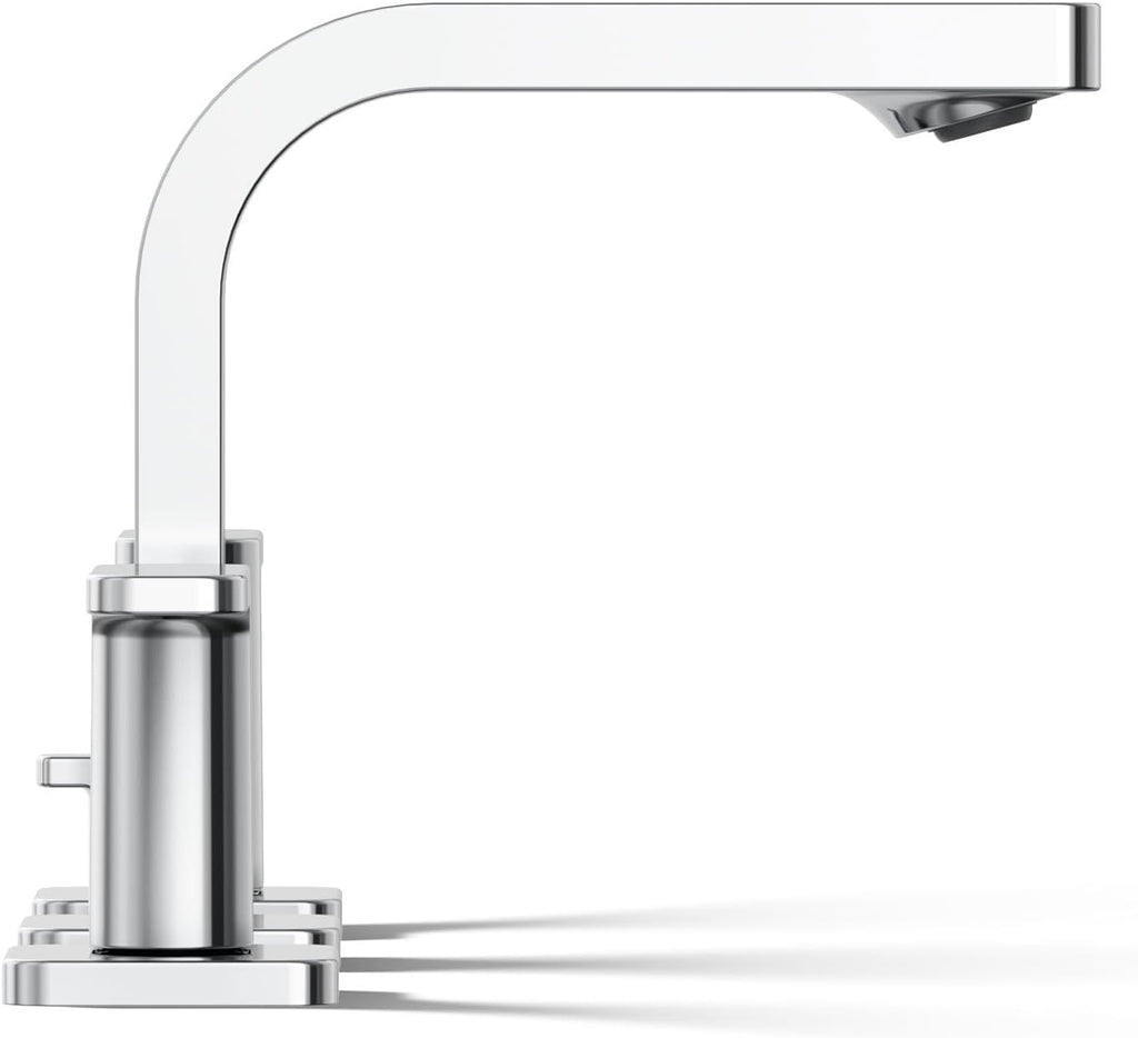 Kohler 23484-4-CP Parallel® Widespread Bathroom Sink Faucet, 1.2 gpm, Polished Chrome